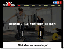 Tablet Screenshot of cherrybombgaragegym.com